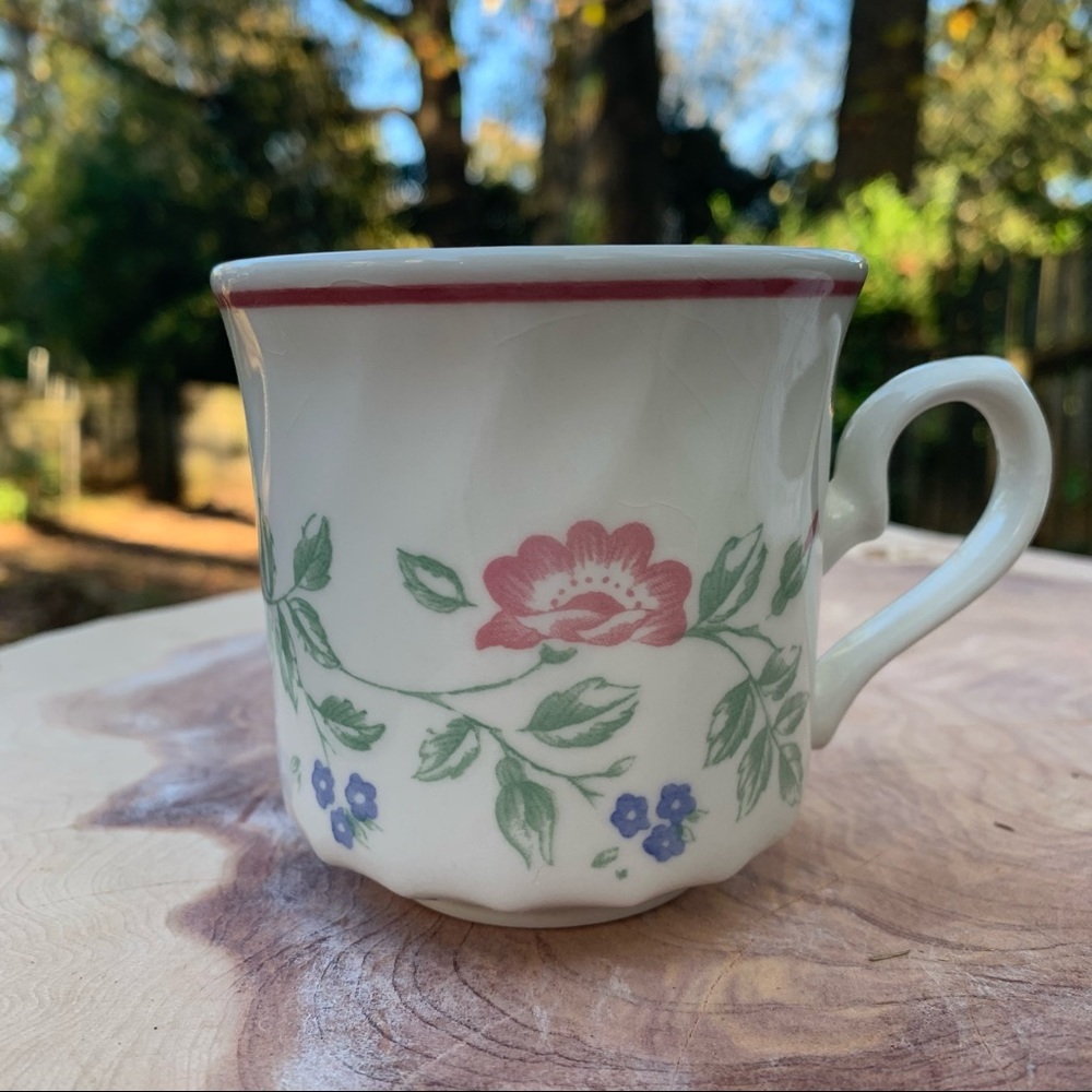 2 X Churchill Staffordshire England Briar Rose Floral cup and saucer sets - Picture 7 of 13